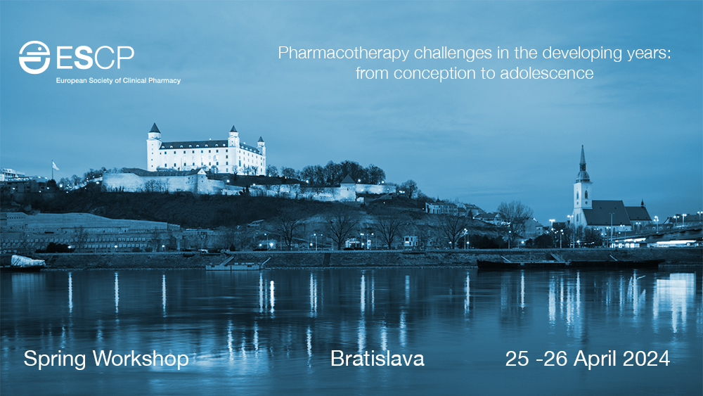 ESCP Spring Workshop 2024: Pharmacotherapy challenges in the developing years: from conception to adolescence