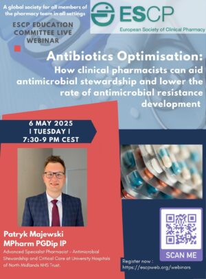 6 May 2025: Webinar on Antibiotics Optimisation