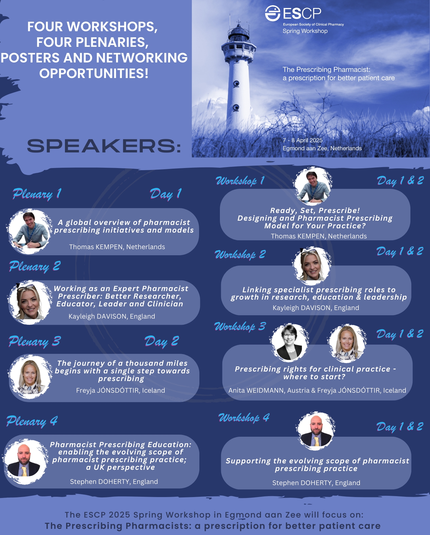 ESCP Spring Workshop 2025 – A celebration of Pharmacist Prescribing progress at the coast