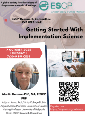 7 October 2025: Webinar on Getting started with Implementation Science