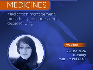 2 June 2026: Webinar on Anticholinergic medicines - medication management, prescribing cascades, and deprescribing