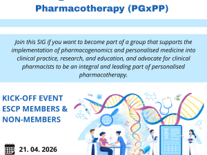 21s April 2026: Kick-off event for the SIG Pharmacogenomics and Personalized Pharmacotherapy