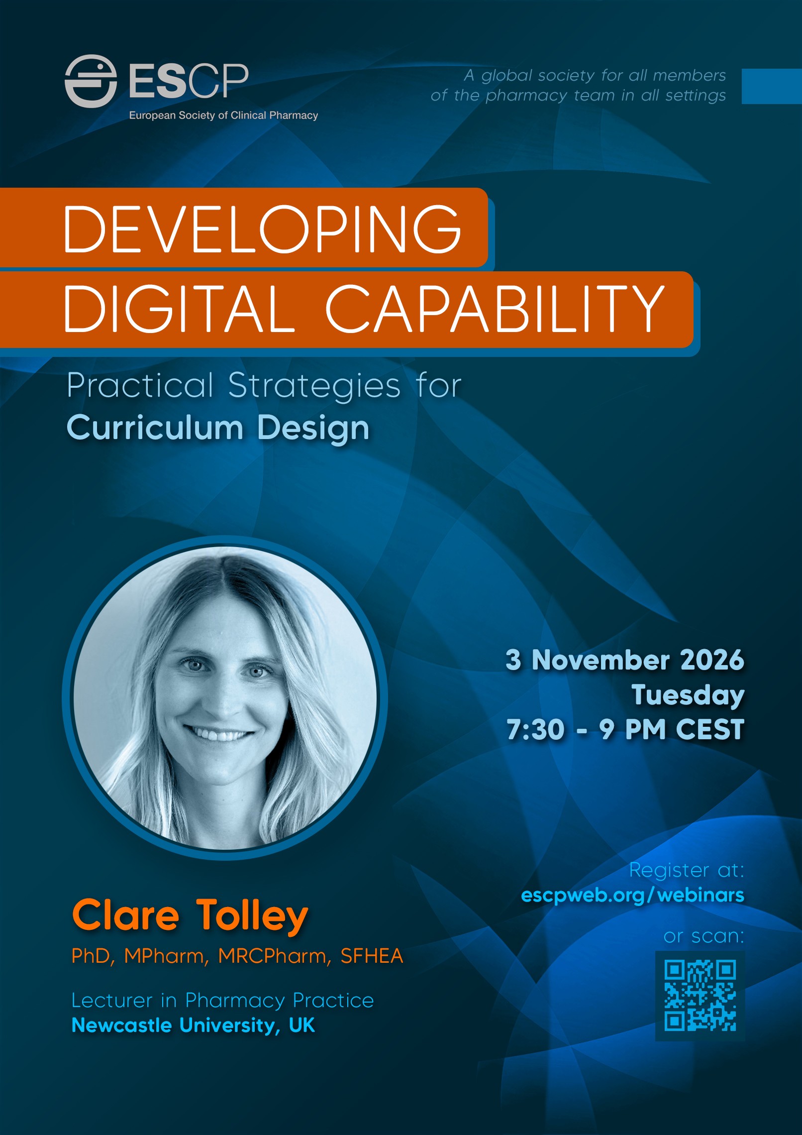 3 November 2026: Webinar on Developing Digital Capability: Practical Strategies for Curriculum Design